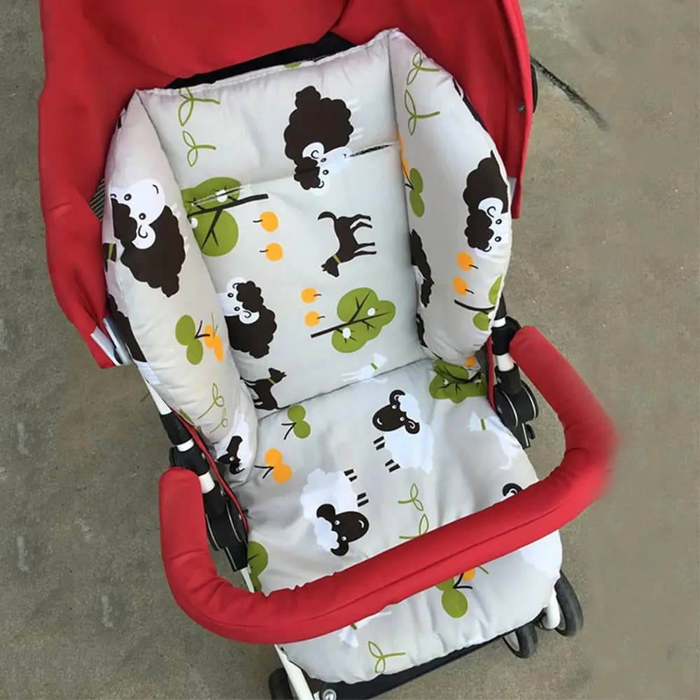 Cuscino per seggiolino per bambini Tappetino per carrello Tappetino per seggiolone Tappetino per passeggino in cotone Tappetino per passeggino Cuscino per passeggino Accessori per passeggino