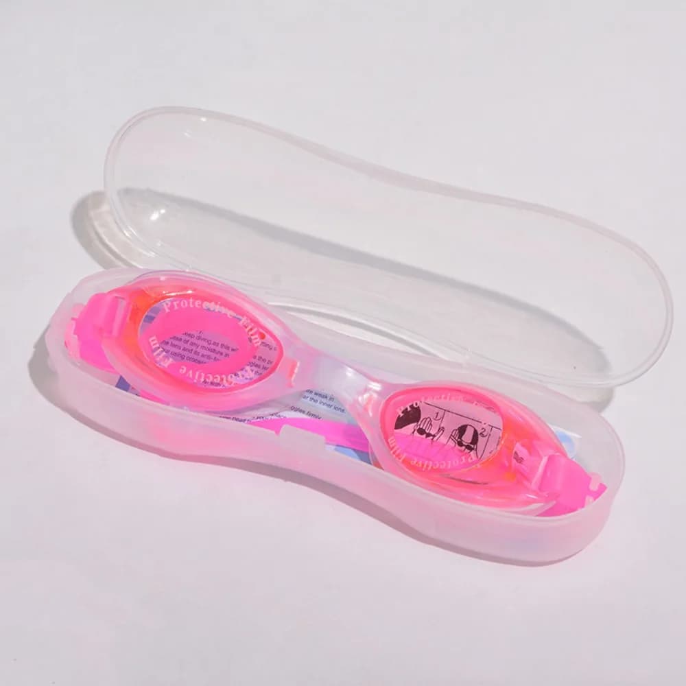 Waterproof Clear Swimwear Colorful Colorful Sweaters Swimwear Ear Caps Adjustable Swimwear for Kids