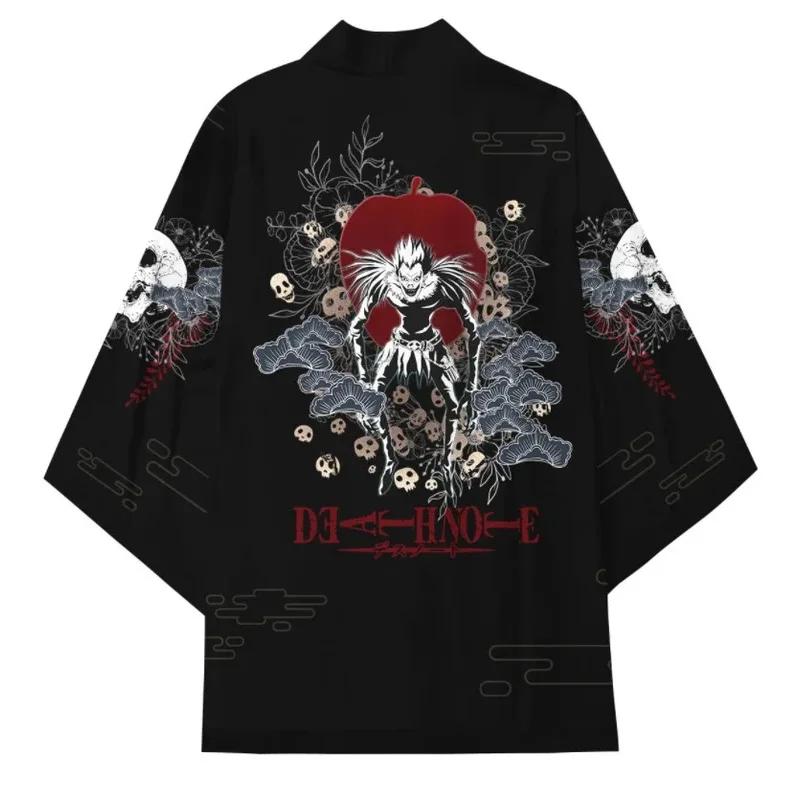 Film Death Note Yagami Luce Kimono Cosplay Wafuku Mantello Accappatoio Unisex Yukata Cardigan Abbigliamento sportivo Pigiama Costumi di Halloween