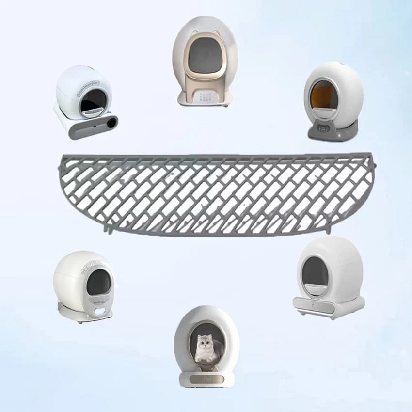 Lettiera per Gatti Elettrica Automatica Intelligente, Facile da Pulire, Accessori Originali in Plastica per Manutenzione e Sostituzione