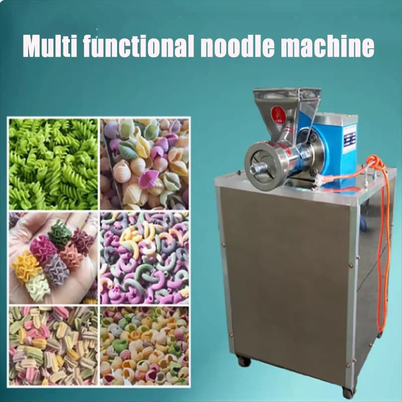 Macchina Automatica Commerciale ad Alta Efficienza per la Produzione di Pasta, Macchina Elettrica per Spaghetti e Pasta a Forma di Conchiglia