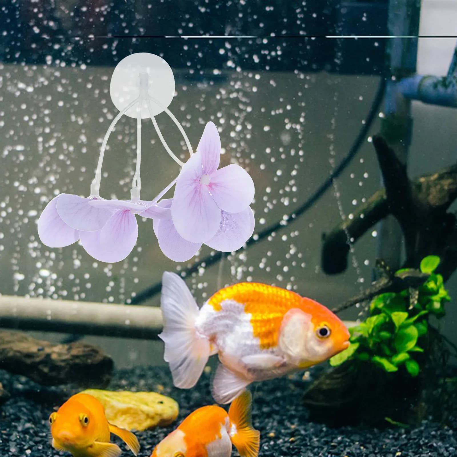 Realistic Artificial Plants for ABS Plastic Aquarium, Realistic Aquatic Grass for Decoration of Fresh and Salt Water Aquariums, Betta Fish and Turtles