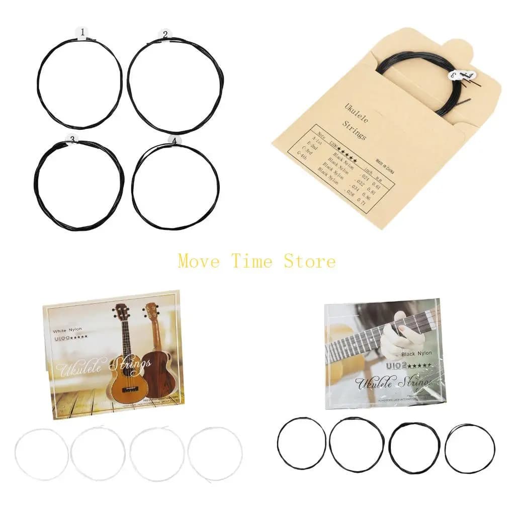 92ME Pratiche corde in nylon per ukulele facile installazione e opzioni calibro multiplo