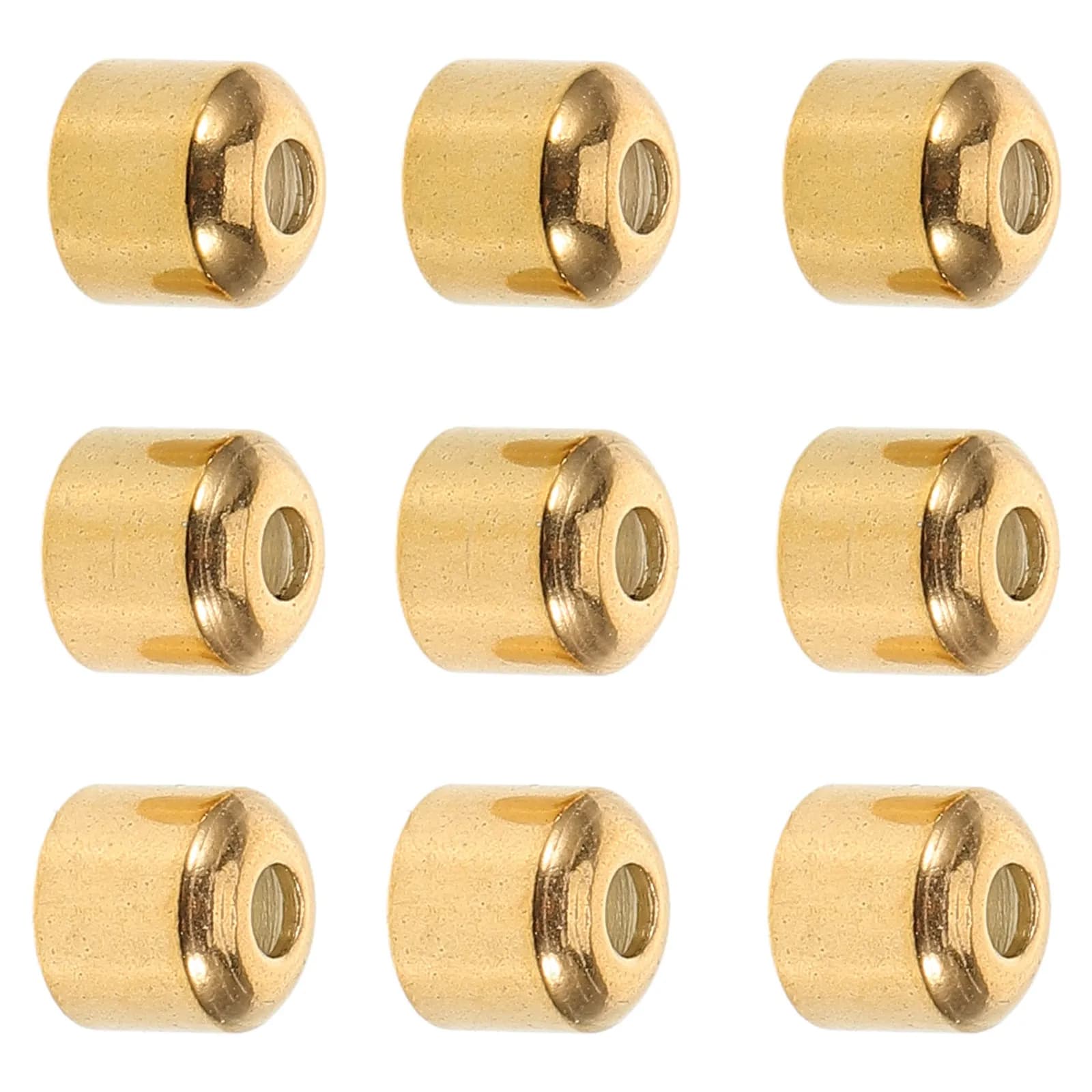 10Pcs Metal Rope End Cap Cord Stopper Snap Fastener for DIY Bracelets Necklaces Cords Jewelry Making Rope End Stopper