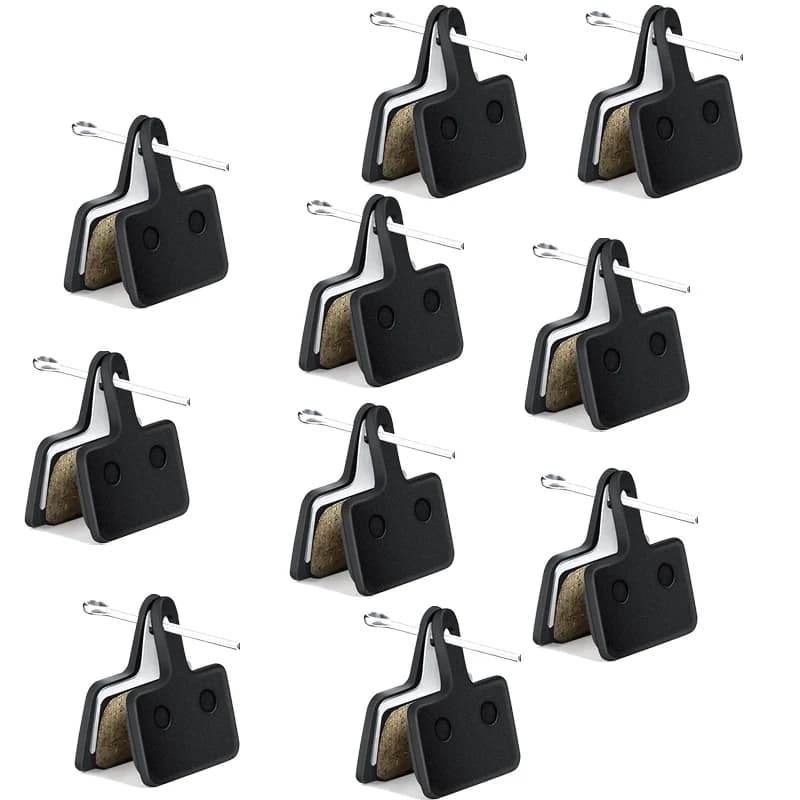 10 paia di pastiglie freno a disco per bicicletta in resina per Shimano B01S MT200 M400 MT500 M315 M525 M475 M495 M515 M975 M355 M375 MTB parte bici