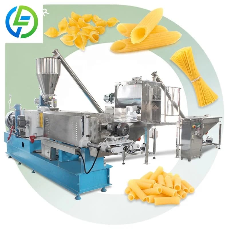 Pasta lunga De Pate Alimentaire Macaroni Spaghetti Chinois Big Pour 1000kg Make Line Machine