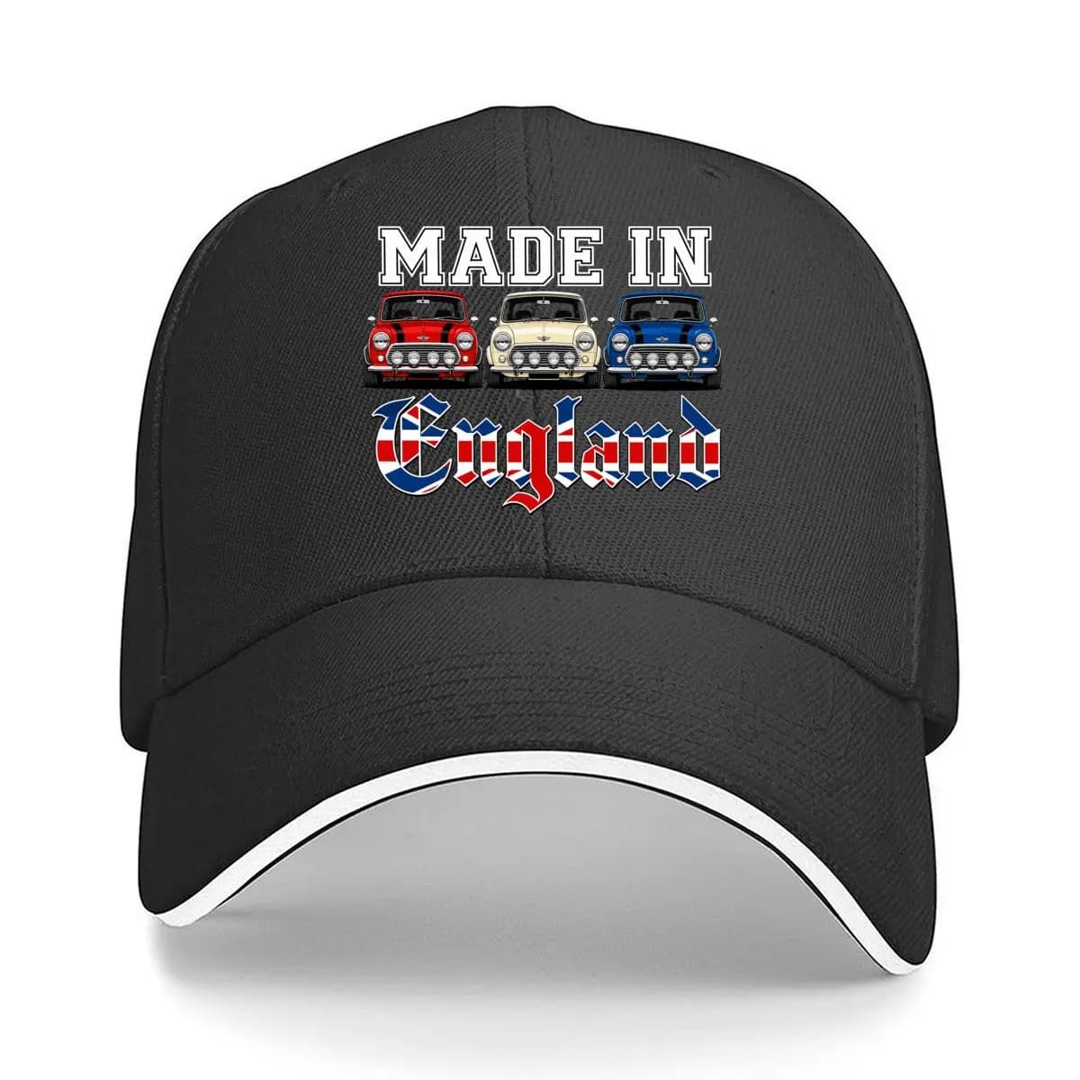 Made In England Classic Cars Sandwich Baseball Cap Sun Cap Outdoor Workouts Hat