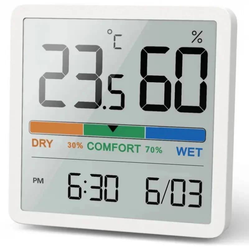 Digital Indoor Temperature Humidity Meter LCD Thermometer Hygrometer Sensor Gauge for Home Office Room