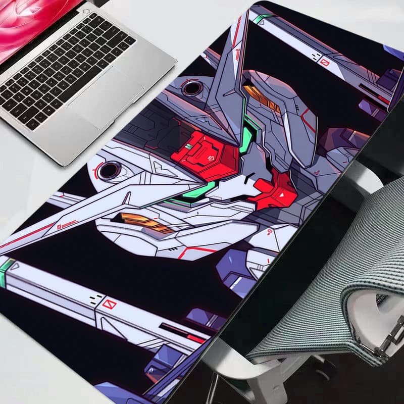 Tappetino per mouse Mobile Suit Gundam anime Grande XXL Tappetino da scrivania per PC Tappetino da ufficio per giocatori Tappetino per tastiera Accessori da gioco Mousepad
