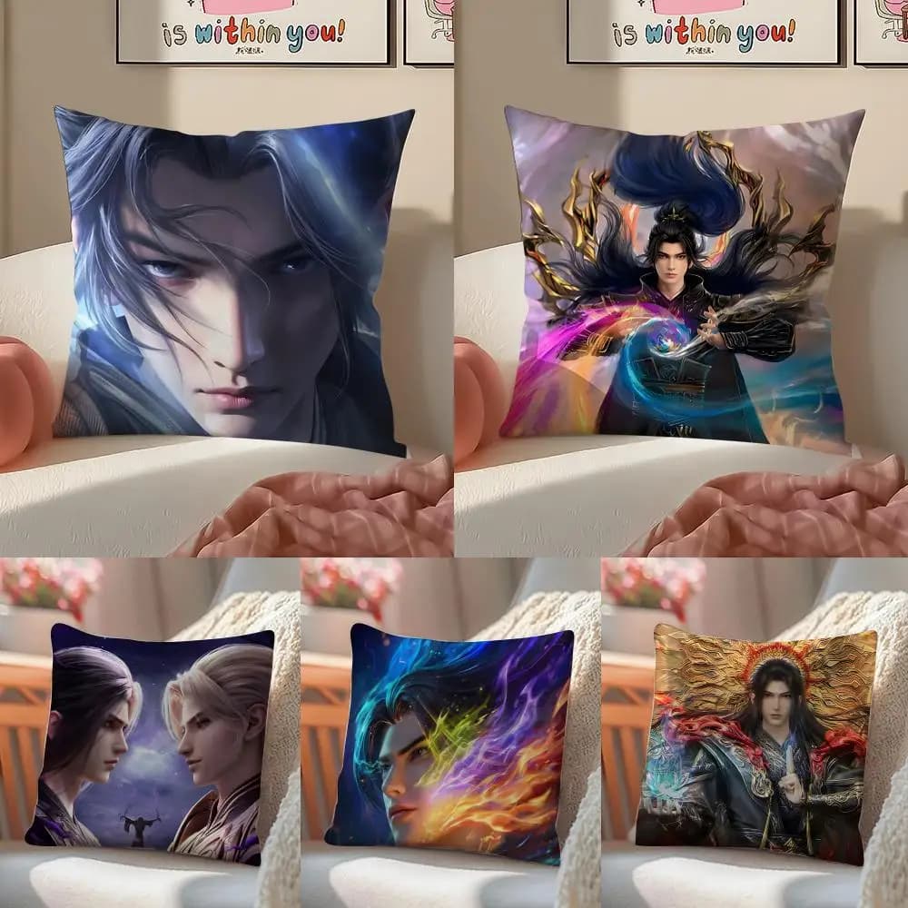 Cultivation Anime B-Battle Through the Heavens Lining cushion cover, soft decoration for sofa, house, room
