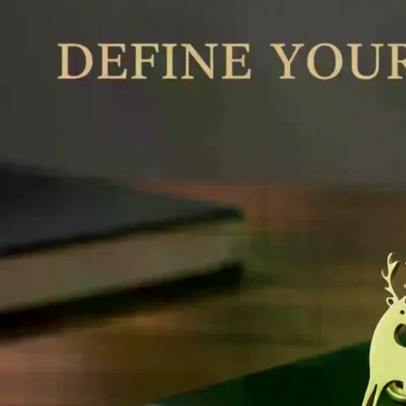 Fashionable Men's Sika Deer Brooch Stainless Steel Animal Design for Jackets