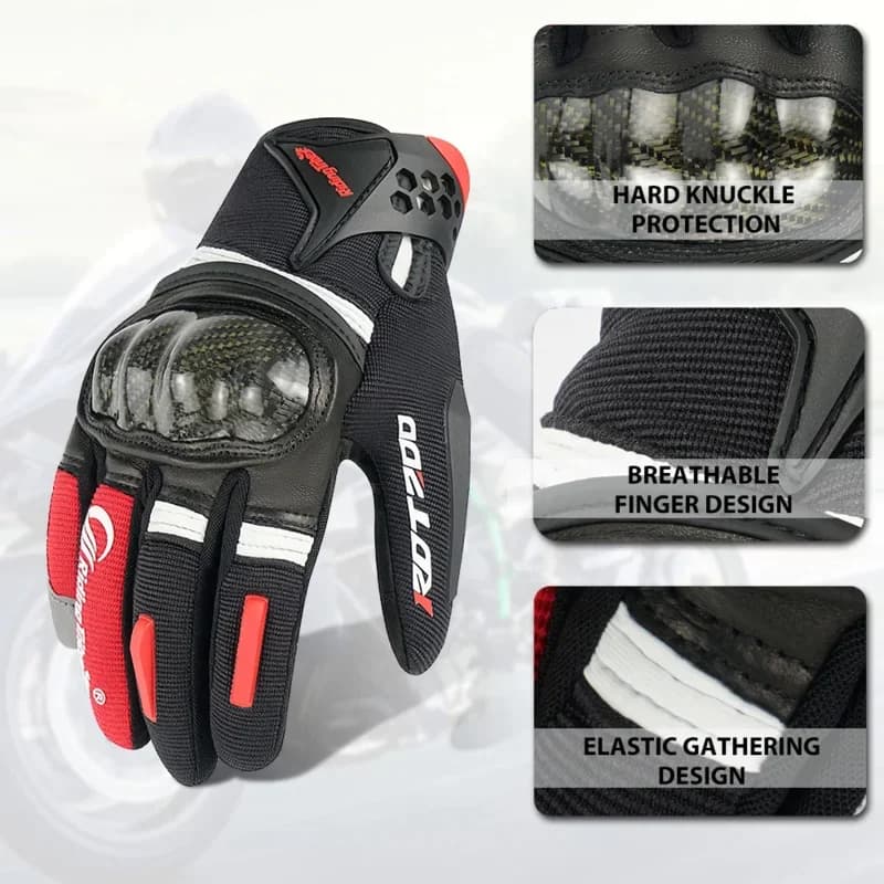 Men Women's Motorcycle Gloves Moto Touchscreen Dirtbike Racing Motorcycle Glove Cycling Riding Bike Cross Protective Equipment