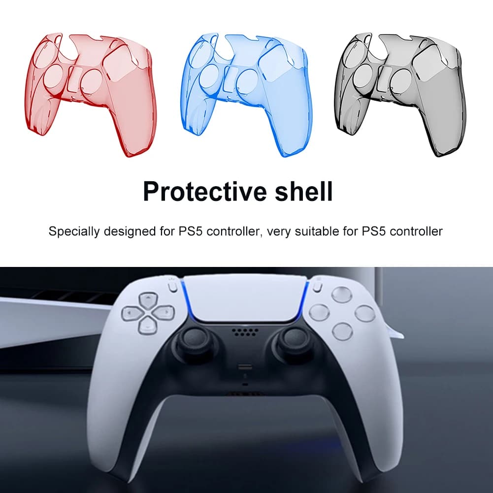 Cover Protettiva Trasparente per Gamepad, Custodia Sottile in Cristallo, Accessori per Console Sony Switch