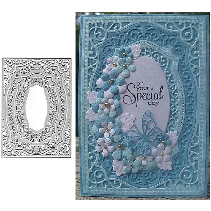 Rectangular Kit Metal Cut Dies Stencils for Scrapbooking Stamp/Photo Album Decorative Embossing DIY Paper Cards