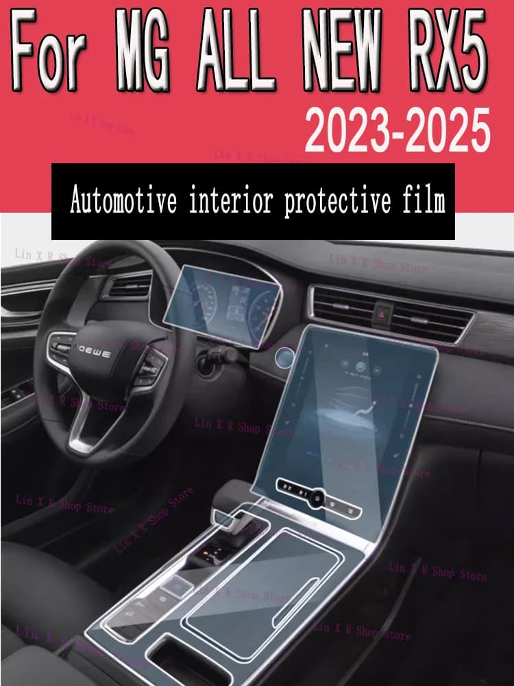 For MG ALL NEW RX5 (2023-2025) Change Panel Navigation Screen Automotive TPU Protective Cover Film Anti-Graffio
