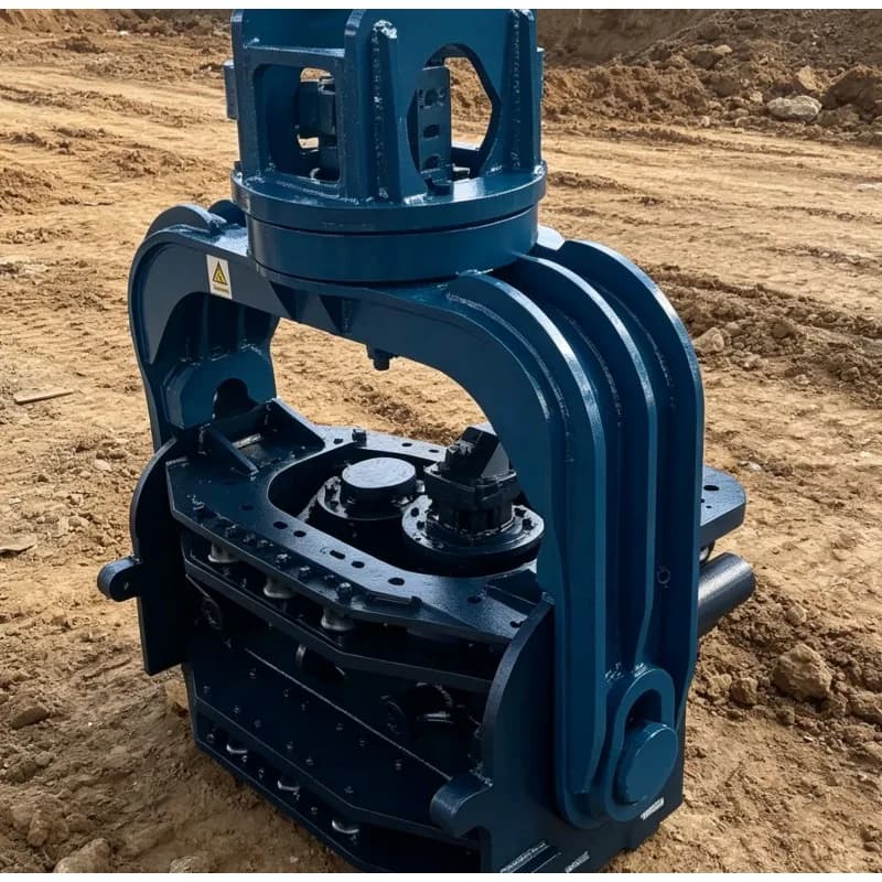 Customized Hydraulic Pile Driver Portable Compact Design Long Service Life for Building Foundation and Foundation Construction