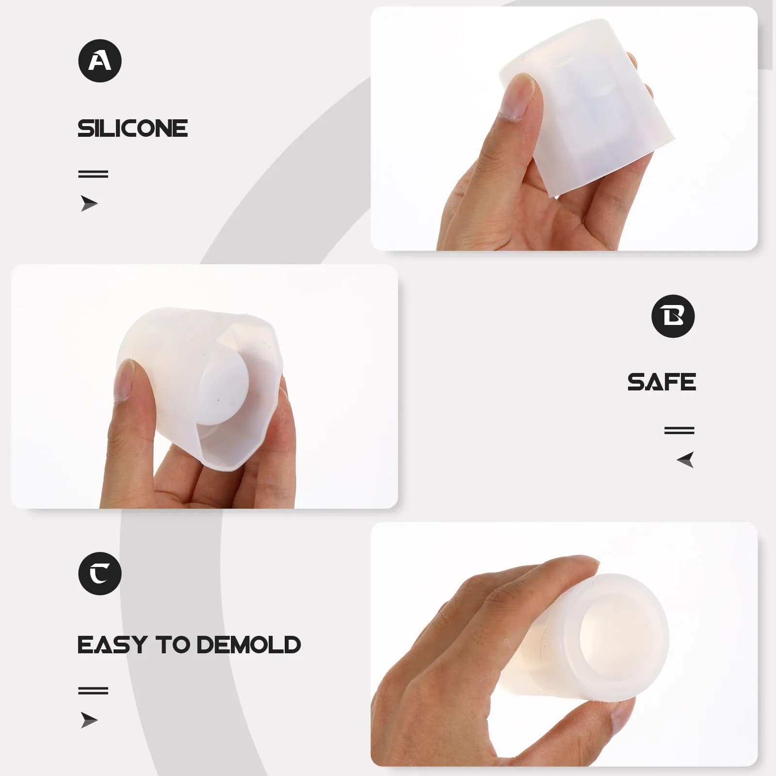 Set di Stampi in Silicone per Bicchieri da Shot, Vassoio per Cubetti di Ghiaccio, Stampi per Bottiglie di Whisky e Vino, Stampi in Silicone per Ghiaccio da Bar