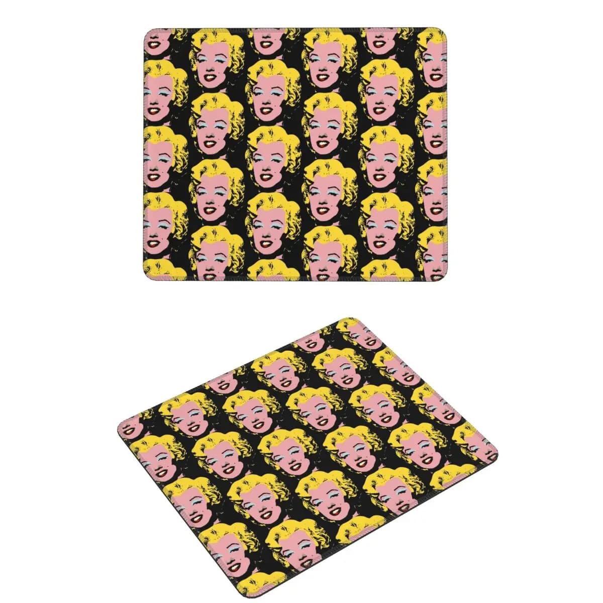 Golden Warhol Girls Mouse Pad Tastiera per computer Tappetino per mouse Tappetino per scrivania per laptop da gioco Tappetini per tavolo da ufficio