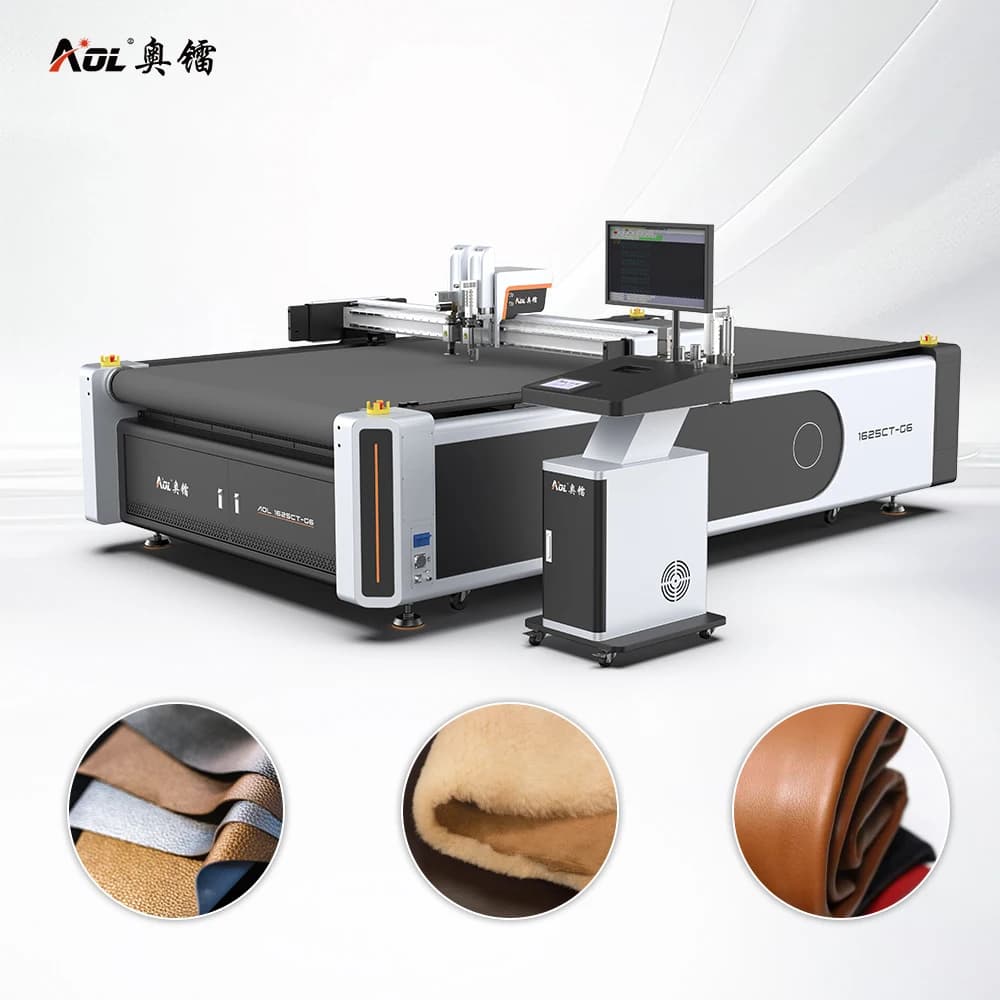 Macchina da Taglio Industriale CNC per Pelle, Borse, Scarpe e Abbigliamento in Vera Pelle