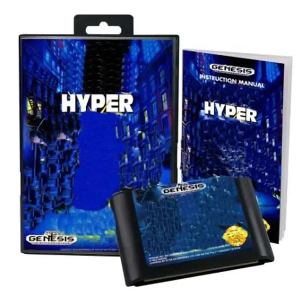 TMNT The Hyperstones Heisted con scatola e cartuccia manuale per il sistema Megadrive Genesis di carte da gioco Sega MD a 16 bit