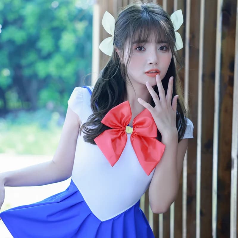 2026 nuovo costume da bagno intero da donna in stile cosplay anime giapponese perizoma a forma di T body con taglio a gamba alta
