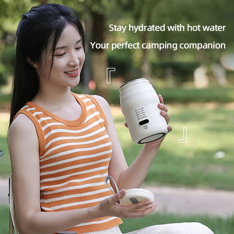 Multifunction Portable Electric kettle for insulated travel kettle for home and car with heater cup with precise temperature control