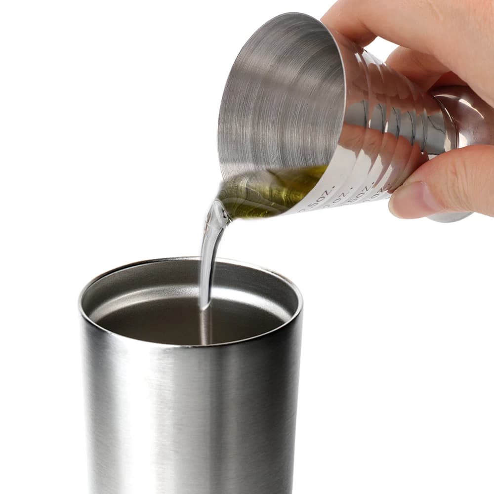 2.5oz/75ML Cup Bar Cocktail Shaker Jigger Strumenti per cocktail in acciaio inossidabile Misura tazza Bar Bevande miste Forniture per la casa