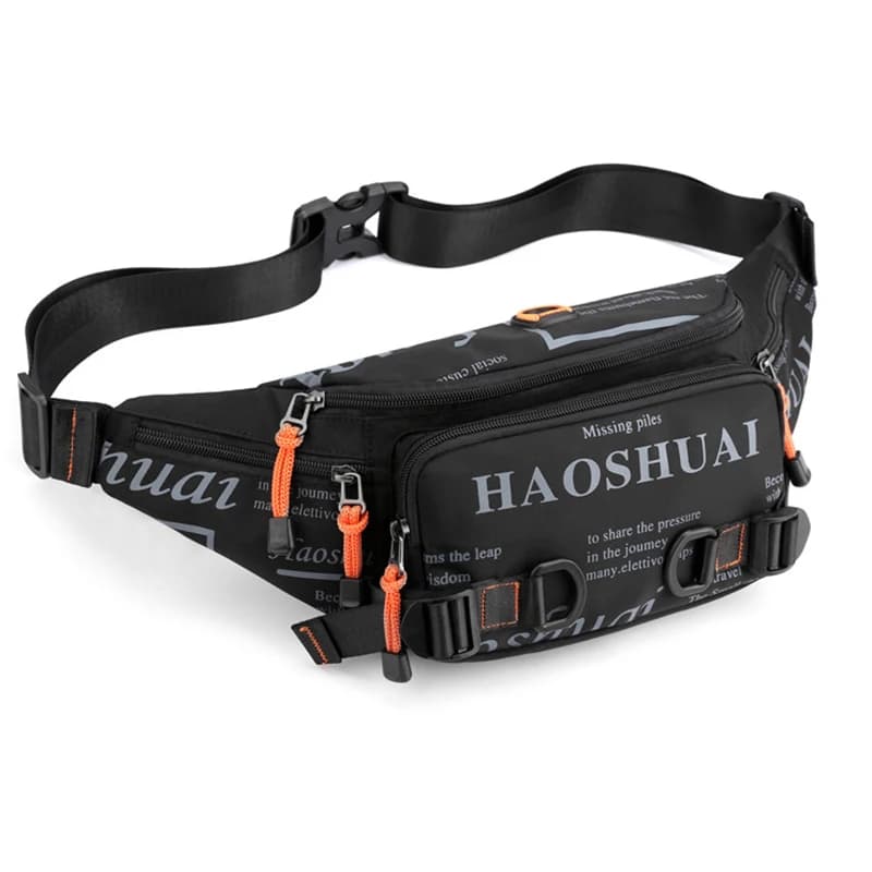 Men's Waist Bag Waterproof Multipurpose Sports Travel Bags Men's Slinging On The Chest