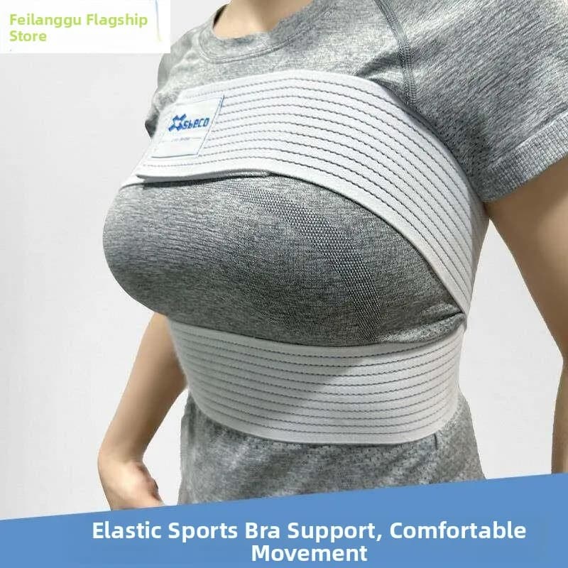 Fascia Elastica Sportiva da Donna per il Petto, Assorbimento degli Urti, Traspirante, Alta Resistenza, Supporto per la Corsa, Fascia per Fitness e Postura