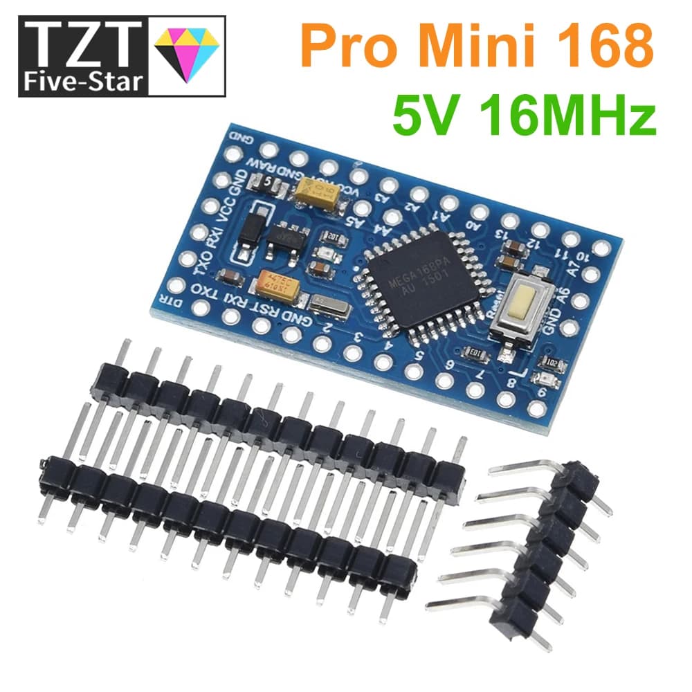 1/3PCS Pro Mini 168 Mini 5V/16M ATMEGA168 ATMEGA168P-AU 5V/16MHz Per Arduino