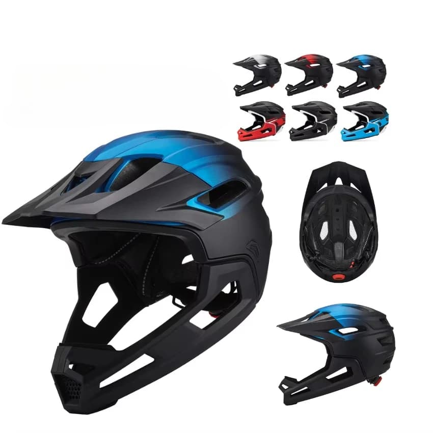 Integral Mountain Bike Helmet for Adults Double Sports Computer descent and full bike helmet in EPS material