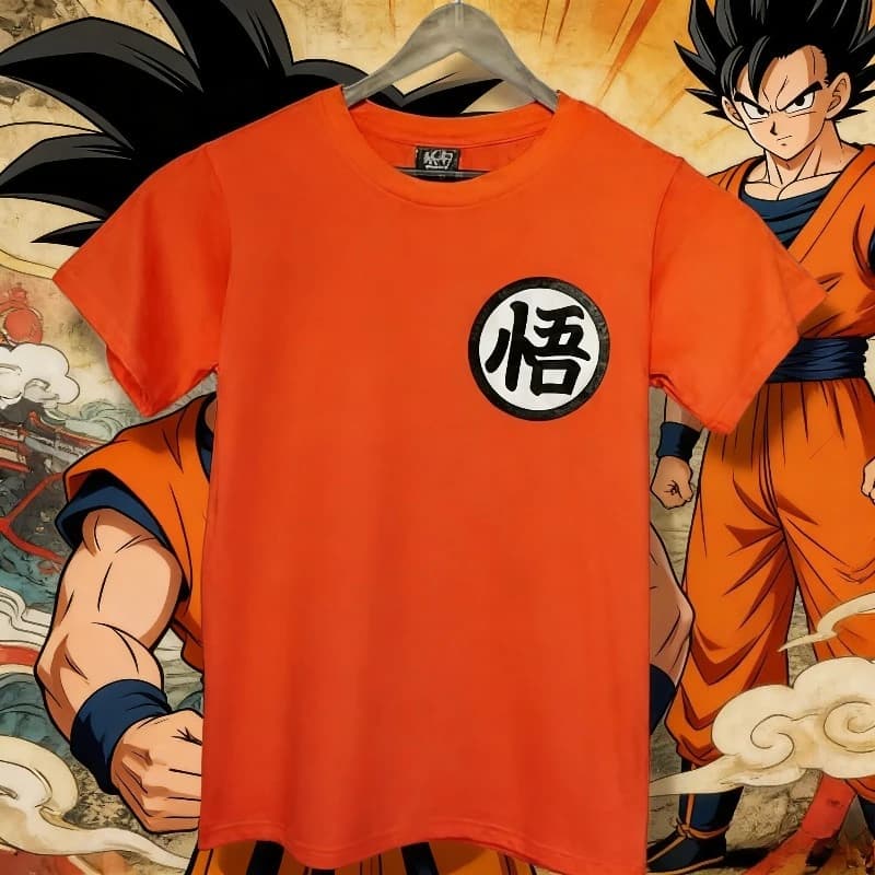 Maglietta Dragon Ball per Bambini, T-shirt con Personaggi Anime Son Goku Super Saiyan, Abbigliamento Estivo a Maniche Corte per Ragazzi