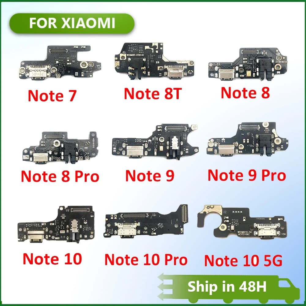 Cavo flessibile per scheda connettore dock per microfono porta di ricarica USB per Xiaomi Redmi Note 7 8 8T 9 9s 10 11 Pro 5G