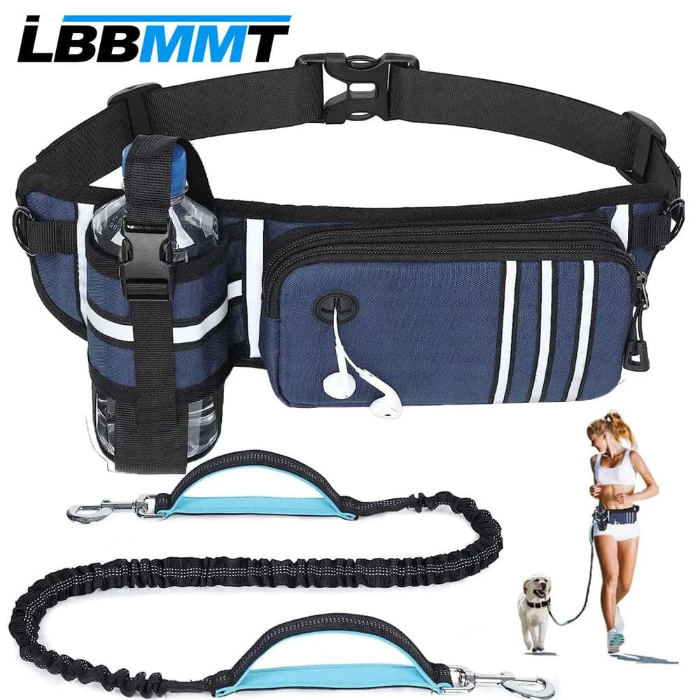Elastic waistband for dogs, medium and large dog racing belt, walker training pack, hiking, jogging