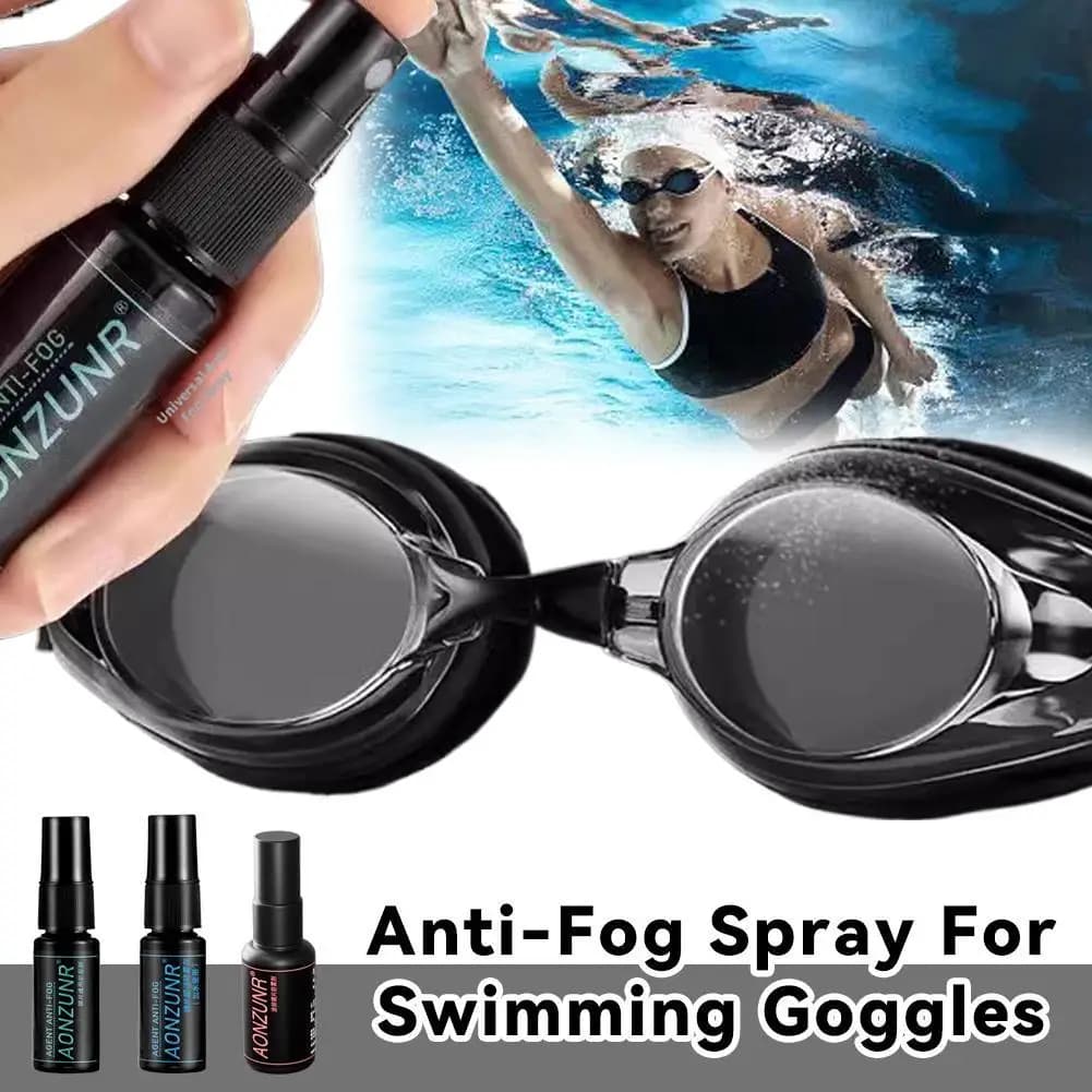 4PCS 20ml Anti-fog Spray For Swimming Goggles Quick Defogging Agent Clear Vision For Diving Mask Eyewear Swimming Accessories
