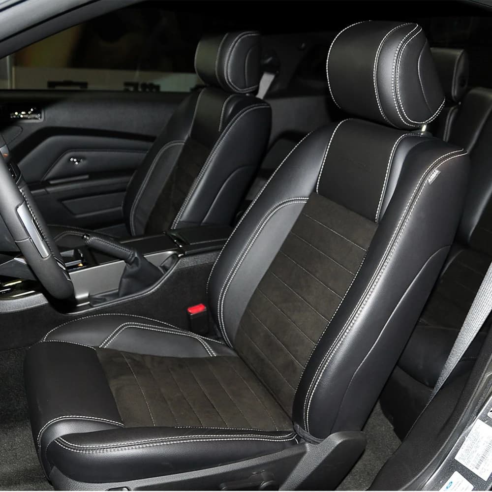 Custom Car Seat Cover for Ford Mustang 2012-2014 Complete Leather Cushion Cover Protective Car Accessories