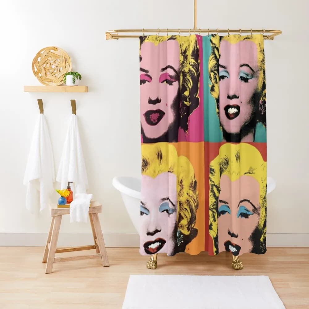 Andy Warhol marinfynshower tende per tende per bagno doccia trasparente per bagno