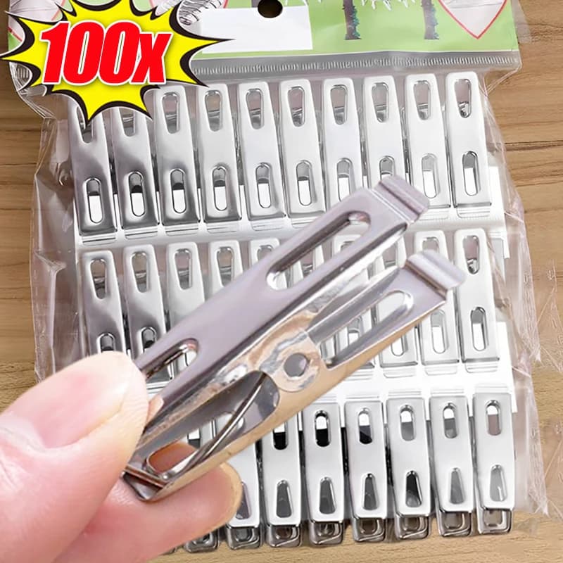 Stainless Steel Lathe Molds Multifunctional Springs with Heavy Duty Clamps Metal Layer Clips for Clothing Drills