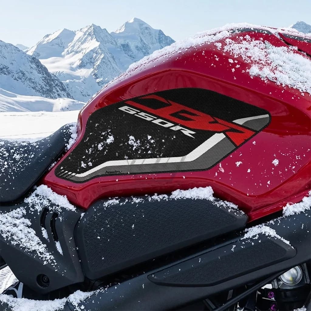 Protezione Laterale Serbatoio Moto Adesiva Antiscivolo Ginocchia per Honda CBR 650R 2019-2024