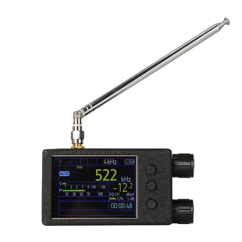 Nuovo ricevitore radio multi-banda TEF6686 con schermo touch da 2,4 pollici, ricevitore radio portatile a onde corte LW/MW/SW/FM/AM