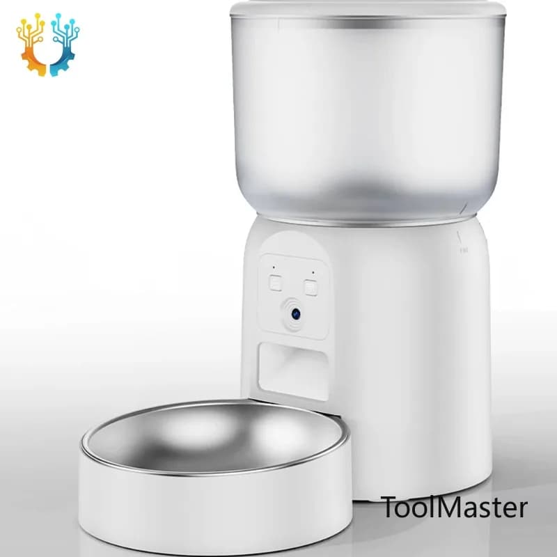 【2026】ZYfeeder Distributore Automatico di Cibo per Animali Domestici da 3L, Dotato di Telecamera ad Alta Definizione e Ciotola in Acciaio Inossidabile, con Applicazione