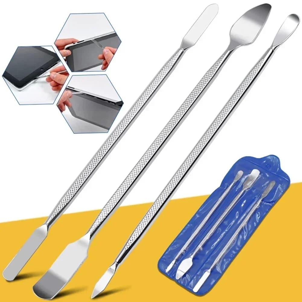 3 pieces of repair opening lever tool kit manual lama smartphone tablet PC spudger metal disassembly set of tools