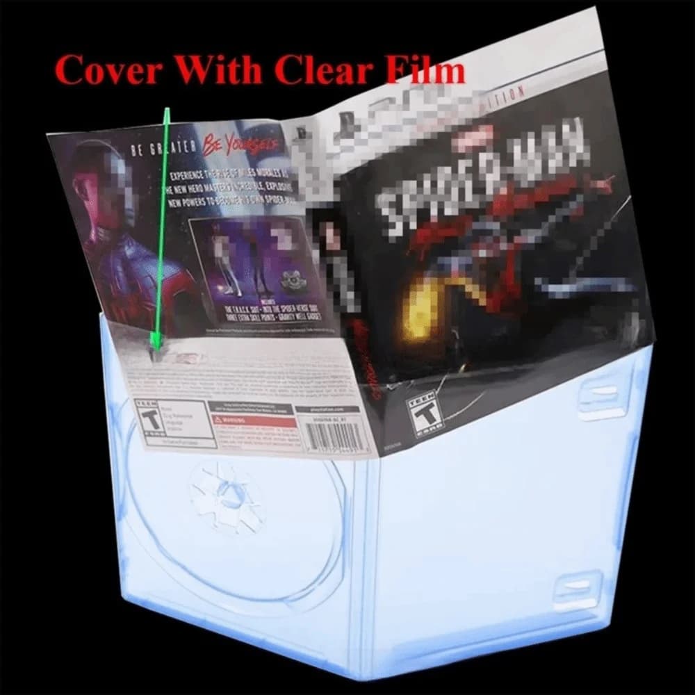 1 pz copertura di gioco per CD in plastica design protettivo accessorio di ricambio supporto per disco di gioco per PS1 PS2 PS3 PS4 PS5 Xbox WII
