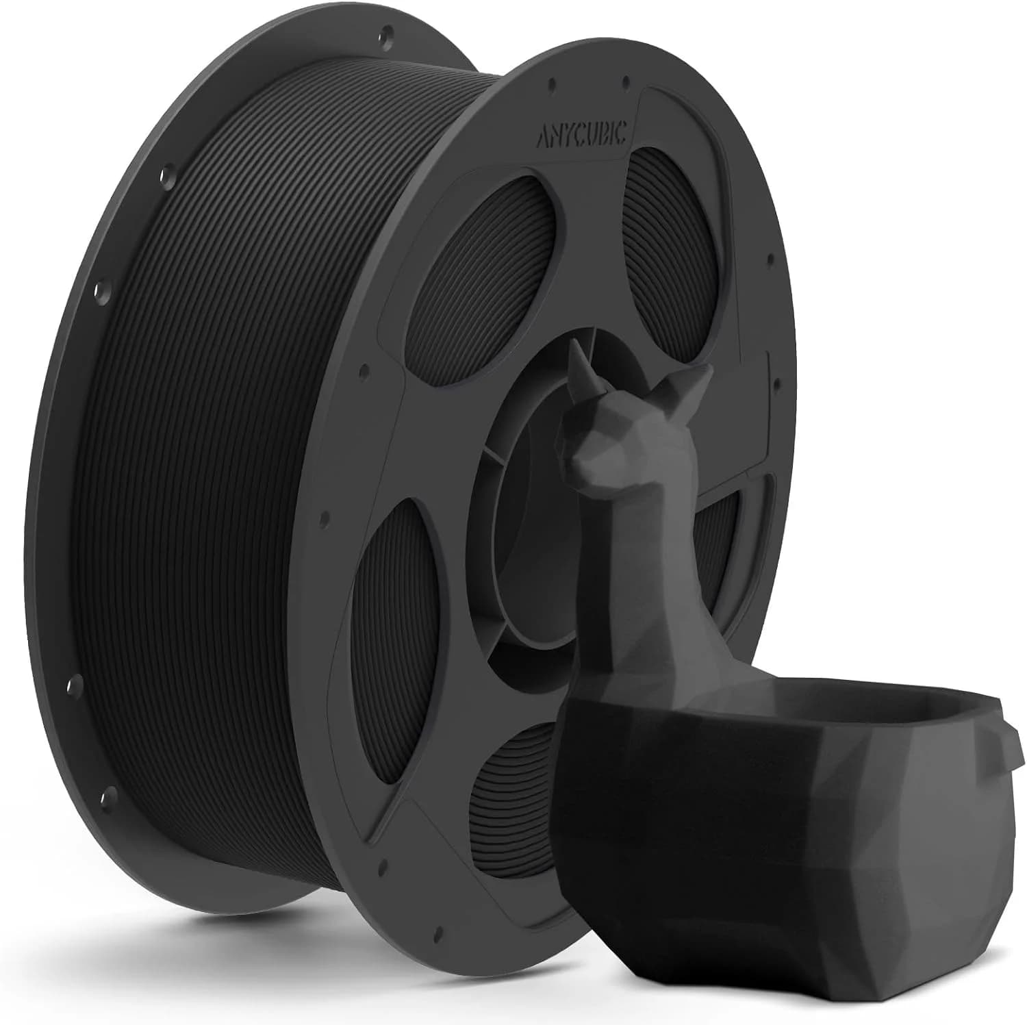 PLA Matte Filament 1.75mm 1KG, Matte Finish, Easy Support Removal, Pre-Tuned for 3D Printers, Detachable Spool