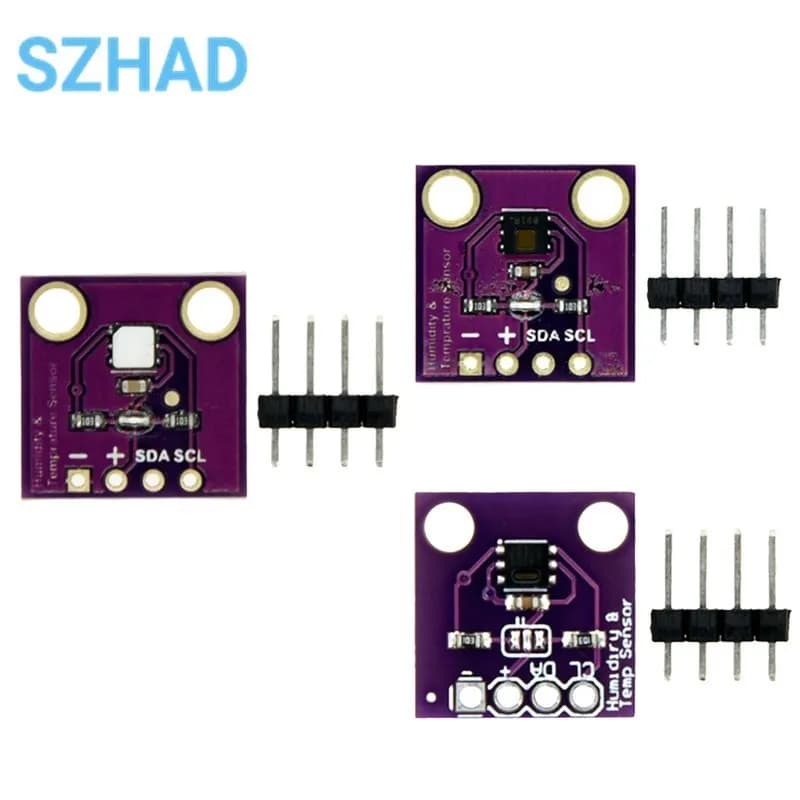 HDC1080 Si7021 SHT20 HTU21D Temperature and Humidity Sensor Module I2C Digital High-Precision for Raspberry Pi Arduino