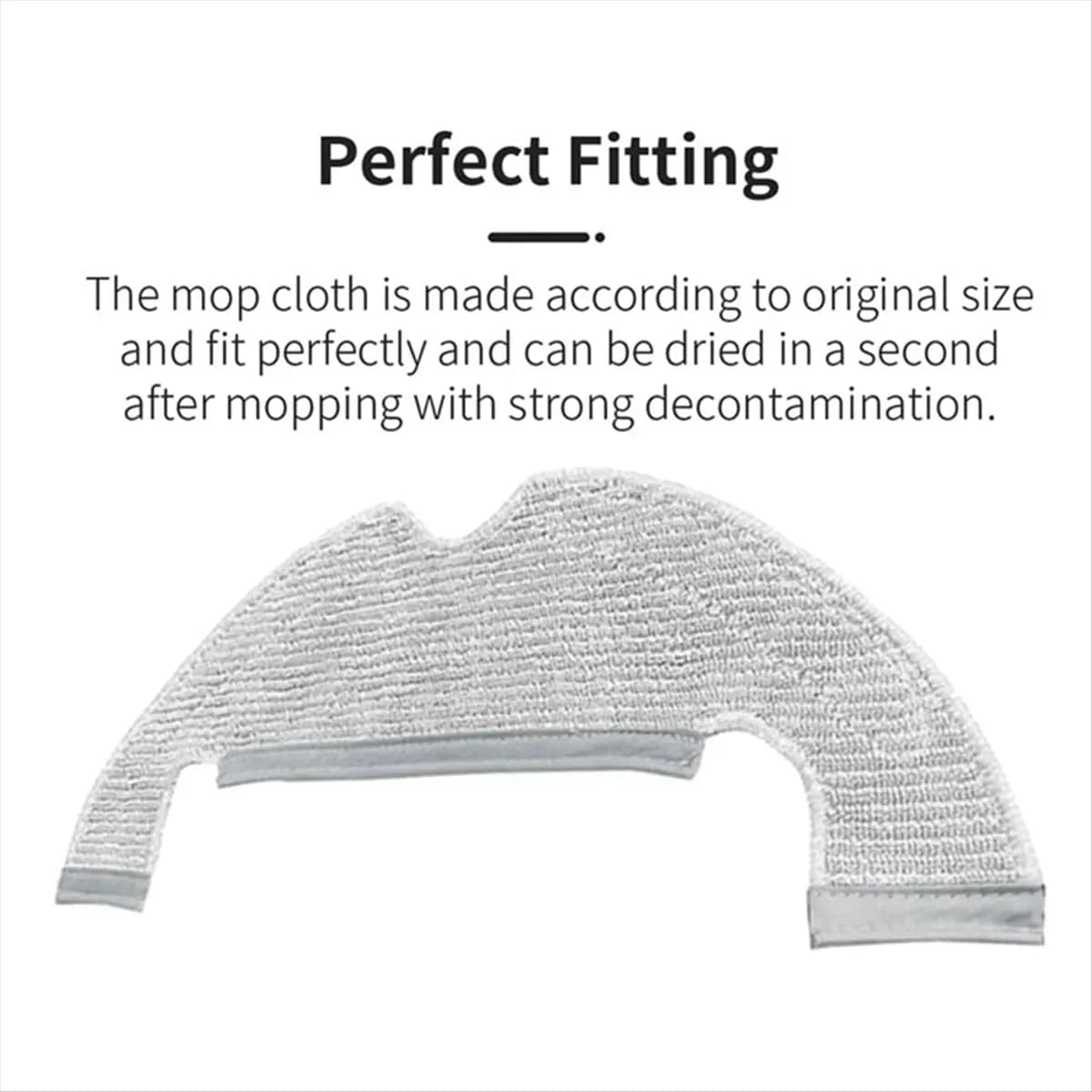 A006 10PCS Accessories Kit for Xiaomi Dreame Bot D10 Plus RLS3D L10Plus/Z10Pro Vacuum Main Side Brush Filter Dust Bag Mop Rag