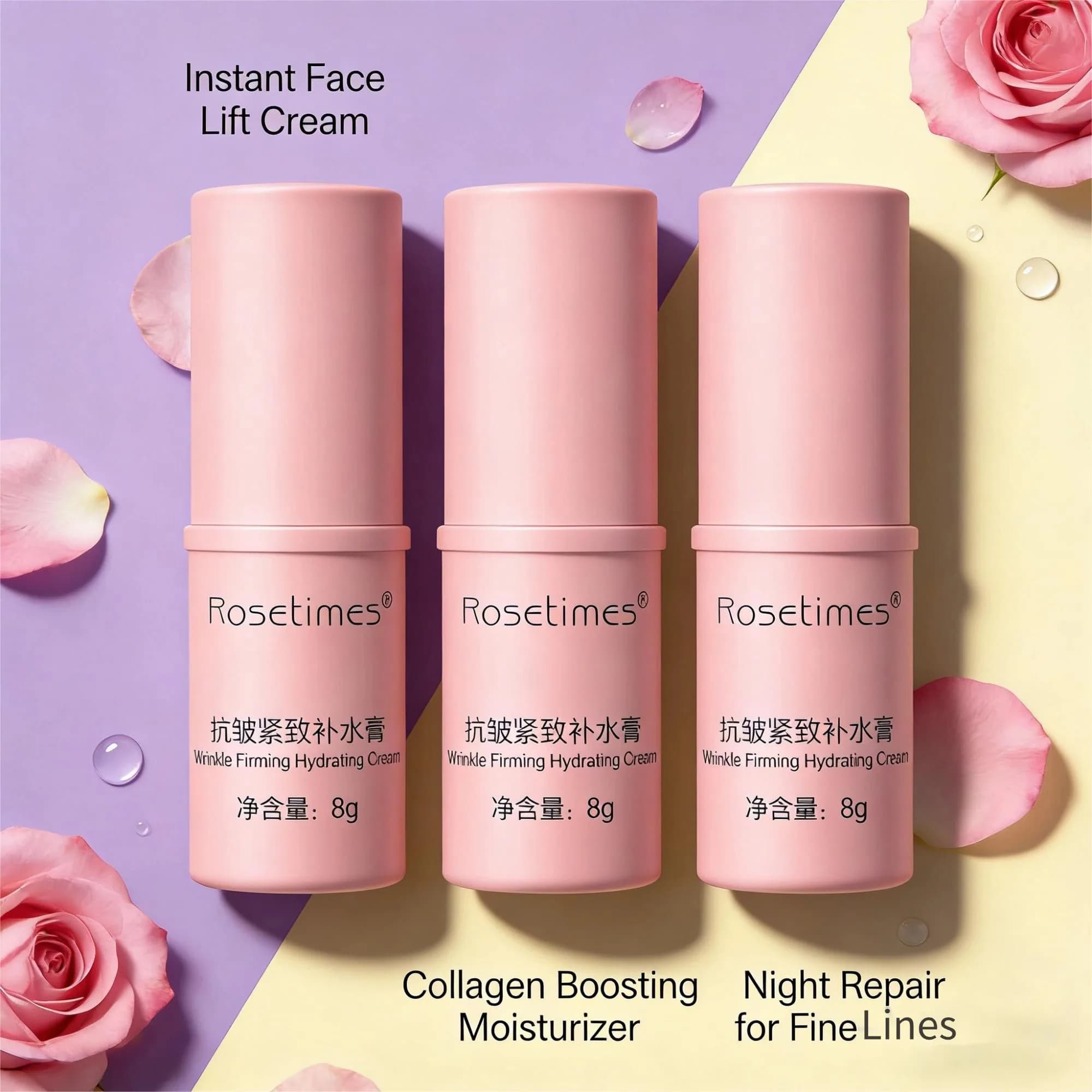 Stick Multibalsamo Istantaneo Anti-Rughe con Collagene, Stick Rassodante e Hydratante per Viso e Collo, Korean Product for Skin Care