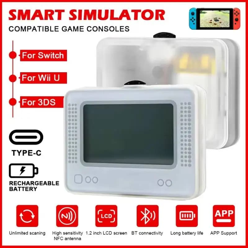 Improve Gaming Experience Game Simulator Infinite Card Swipe Smart For Amiibo Emulator Universal For Switch 3DS Wii U Accesories
