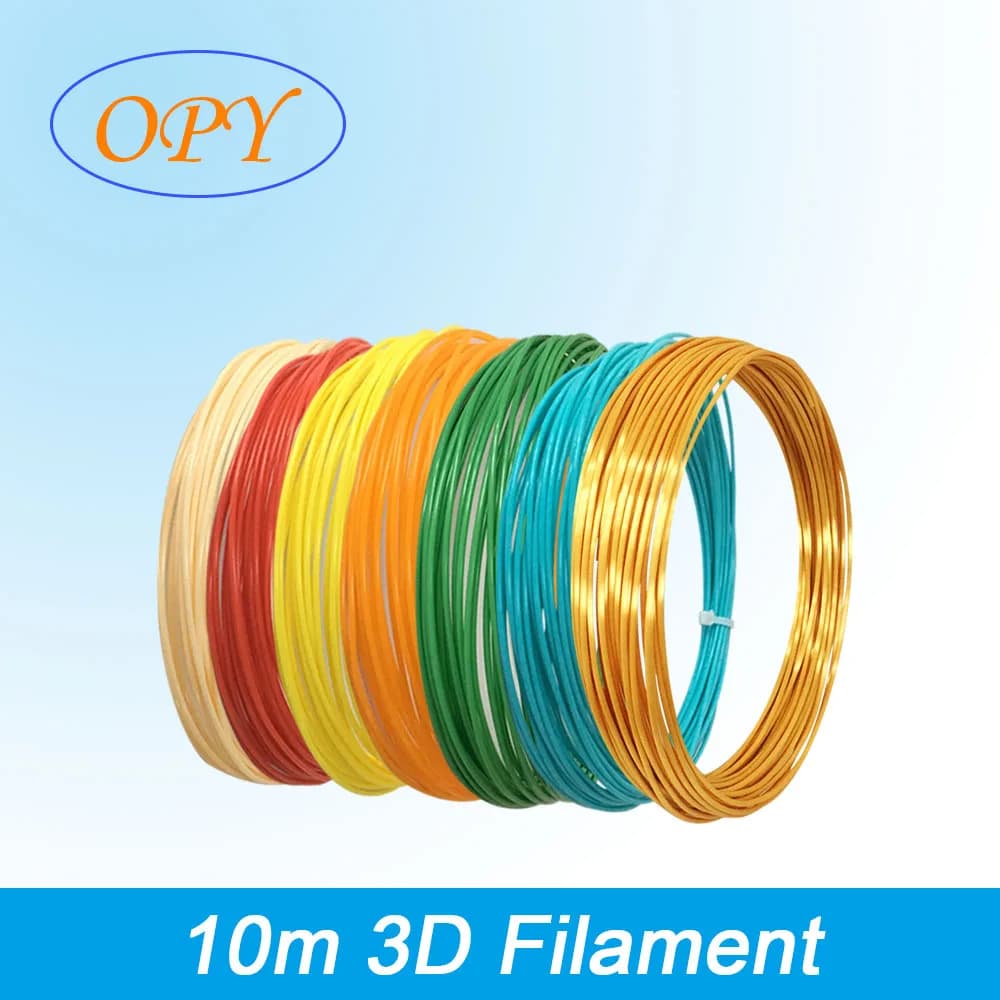 Charging 3D Pen Filament plastic 10M to draw handles for children 1.75 mm Printing marble Wood Change temperature color