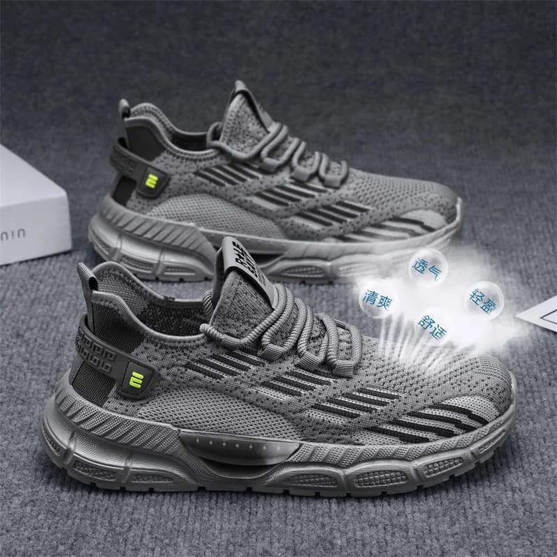 2026 Hot Sale Lightweight Men Casual Shoes Breathable Slip on Male Casual Sneakers Anti-slip Men's Flats Outdoor Walking Shoes